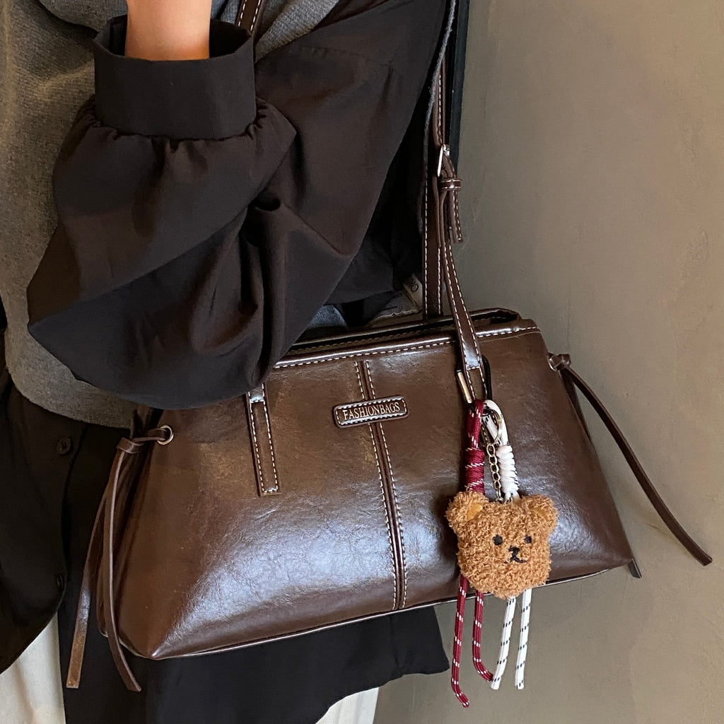 Fashionable Retro Minimalist Women’s Shoulder Bag – Vintage Simple Style Crossbody Handbag for Daily Use