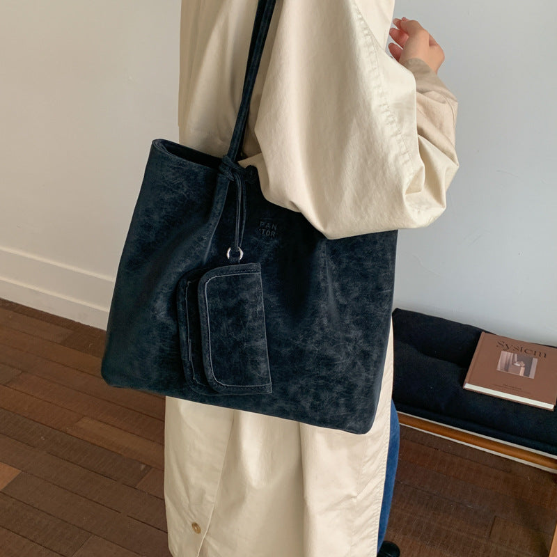 Women’s Sophisticated Retro Versatile Shoulder Bag – Elegant Vintage-Inspired Handbag for Work & Daily Wear