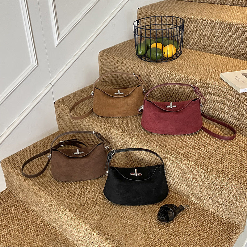 Women’s Fashionable Retro Tote Shoulder Bag – Large Capacity Vintage Style Handbag for Work & Daily Use