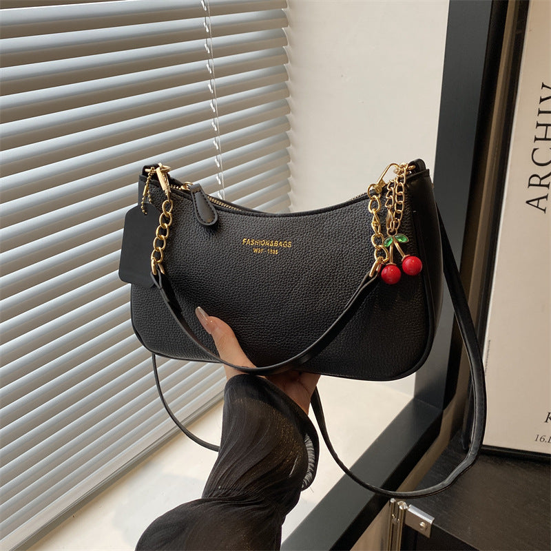 Fashionable Solid-Color Women’s Shoulder Crossbody Bag – Lightweight PU Leather Handbag for Daily & Travel Use