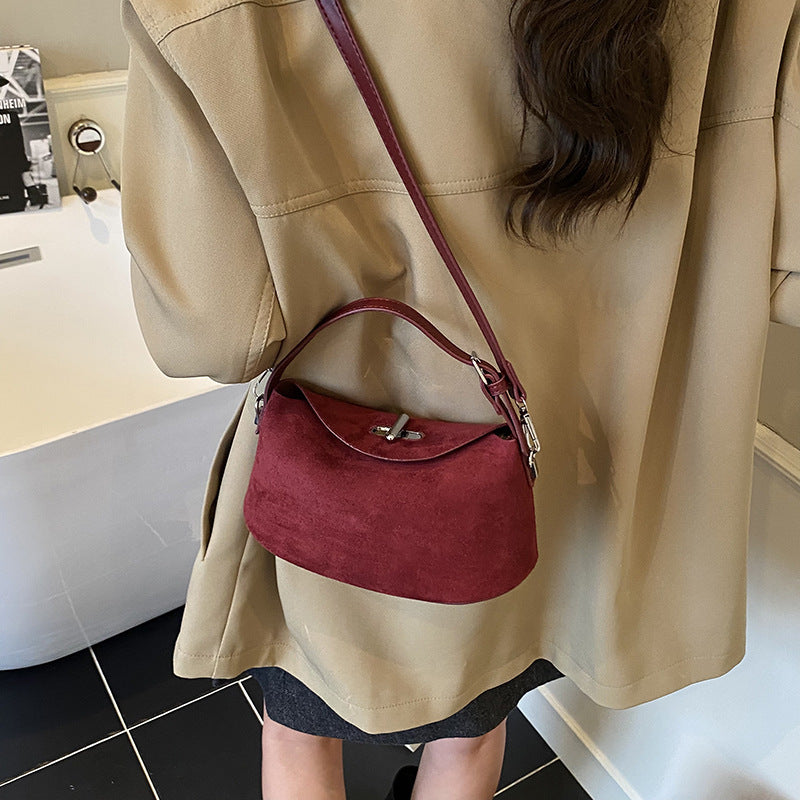 Women’s Fashionable Retro Tote Shoulder Bag – Large Capacity Vintage Style Handbag for Work & Daily Use