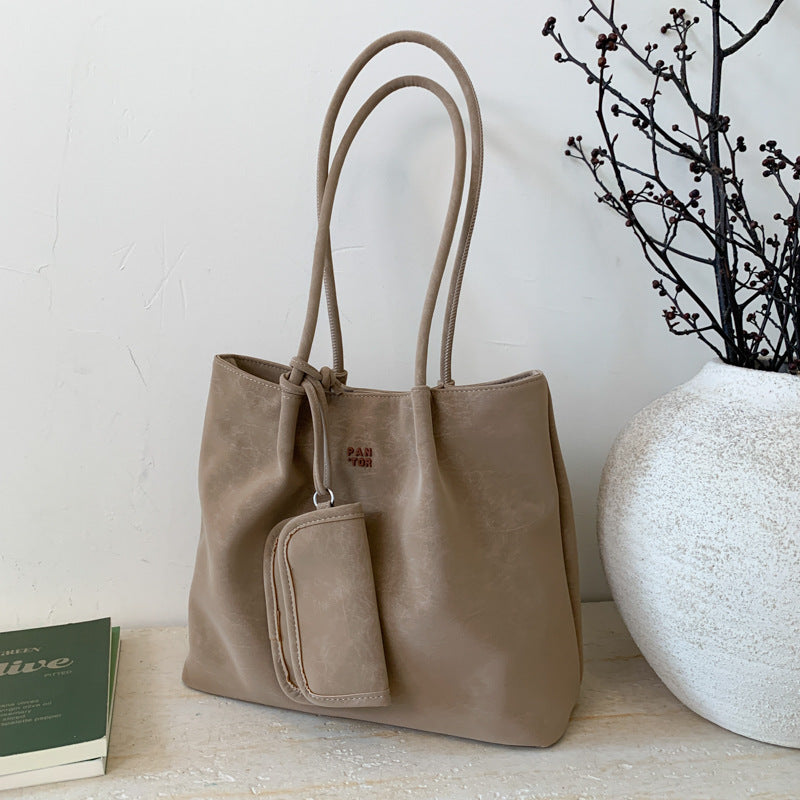 Women’s Sophisticated Retro Versatile Shoulder Bag – Elegant Vintage-Inspired Handbag for Work & Daily Wear