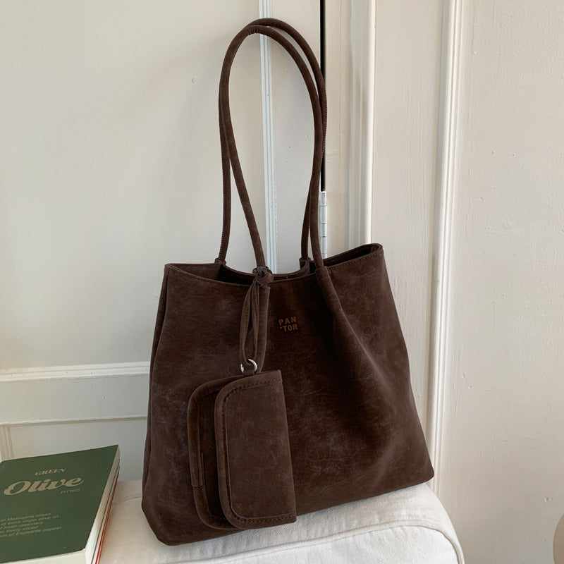 Women’s Sophisticated Retro Versatile Shoulder Bag – Elegant Vintage-Inspired Handbag for Work & Daily Wear